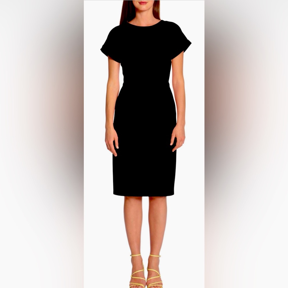 NWT Maggy London Pleated Short Sleved Dress size 12